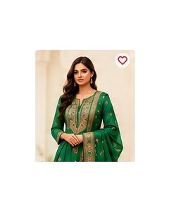 Embroidered Kurta Set with Dupatta (New Colour)